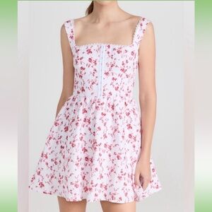 Reformation Sheri Printed Linen Dress